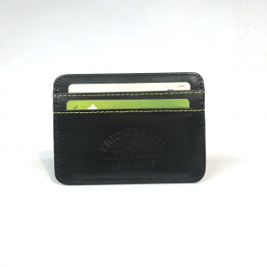 PORTA DOCUMENTOS CUERO NEGRO