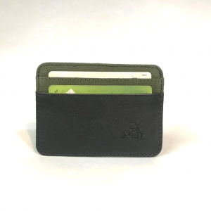 PORTA DOCUMENTOS CUERO Y LONA